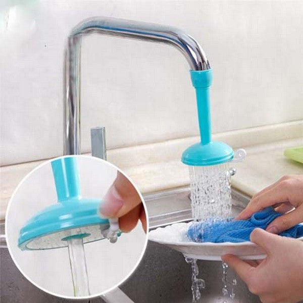 Silicone Kitchen Shower Splash Faucet Water-saving Filter Shower Water Rotating Spray Regulator(Random color)